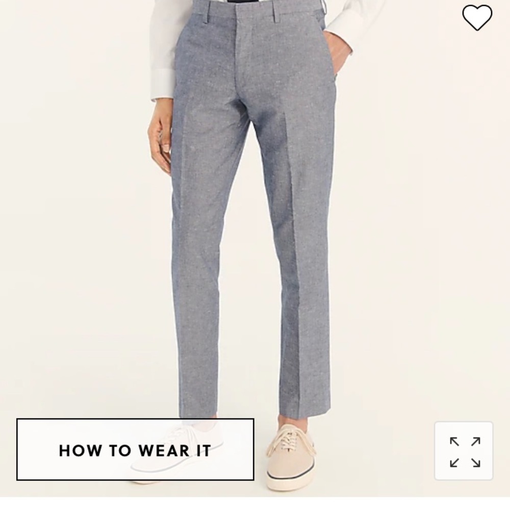 J. Crew Linen suit pants (NWT)